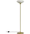 Dyberg Larsen DL31 opal/messing gulvlampe