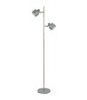 Dyberg Larsen Ocean oliven/messing gulvlampe