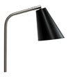 Dyberg Larsen Oswald sort/stål gulvlampe