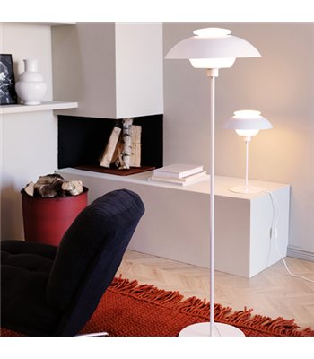 Dyberg Larsen Opus hvid gulvlampe