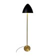 Dyberg Larsen Oulu sort/messing gulvlampe