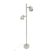 Dyberg Larsen  Ocean beige messing gulvlampe