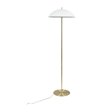 Dyberg Larsen Globus beige/messing gulvlampe