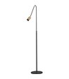 ANTIDARK Decor F1 sort/messing gulvlampe
