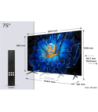 TCL 75C6KS - QD-Mini LED 4K Google TV ***UDSTILLINGSMODEL***