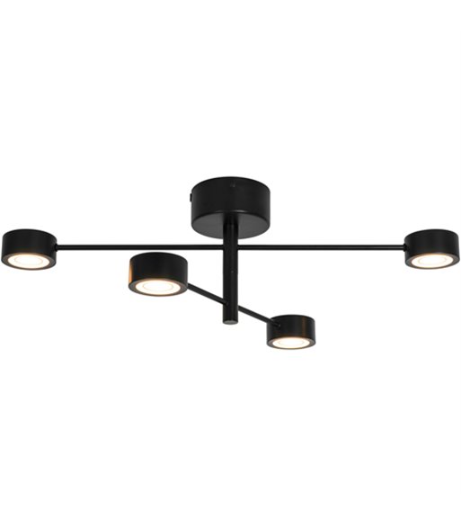 Nordlux Clyde Flex 4-Rail sort spotlight