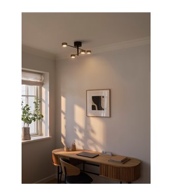 Nordlux Clyde Flex 4-Rail sort spotlight