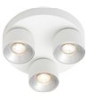 Nordlux Pitcher hvid 3-spot rondel