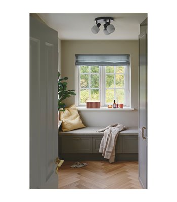 Nordlux Milford sort 3-spot rondel