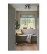 Nordlux Milford sort 3-spot rondel