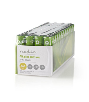 Alkaline Batteri AAA 48 stk.