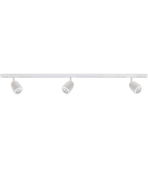 ANTIDARK Designline 3 Bell hvid 1 meter skinne loftspot
