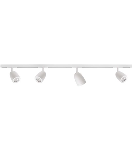 ANTIDARK Designline 4 Bell hvid 2 meter skinne loftspot