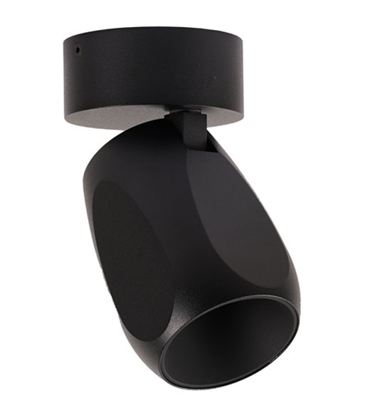 ANTIDARK Facet W70 LED 2700K sort påbygningsspot