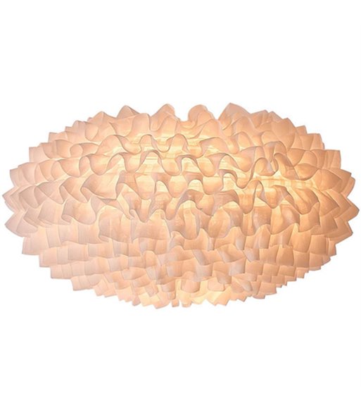 Nordlux Villo hvid chiffon pendel
