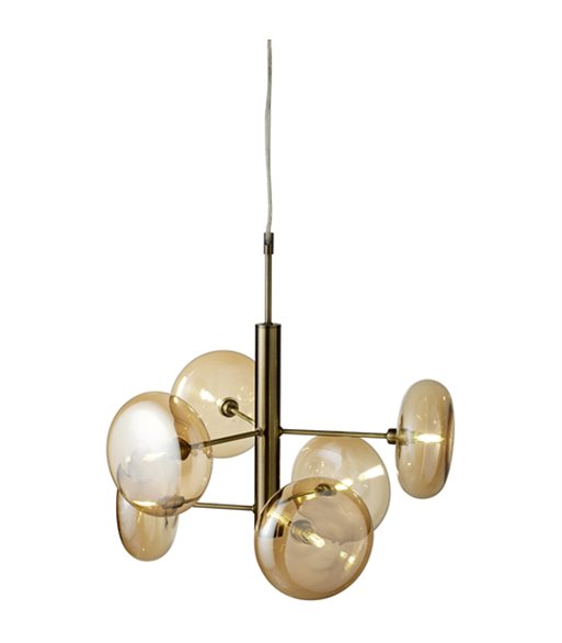 Nielsen Light Continental antik messing pendel