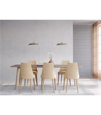 Belid Horisont metallic champagne pendel