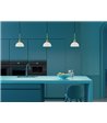 Herstal Vienda messing/opal glas pendel