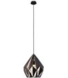 Eglo Carlton 1 sort/kobber pendel