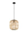 Eglo Bordesley Ø35 bambus pendel