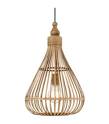 Eglo Amsfileld Ø35 bambus pendel