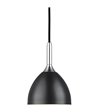 Halo Design Bellevue Ø14 sort/krom pendel