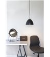 Halo Design Bellevue Ø14 sort/krom pendel