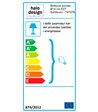 Halo Design Bellevue Ø14 sort/krom pendel