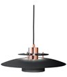 Halo Design Sørup Ø40 sort/kobber pendel