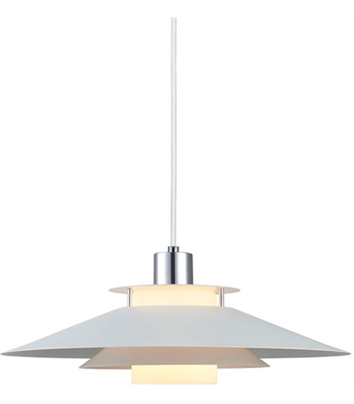 Halo Design Rivoli Ø40 hvid/krom pendel