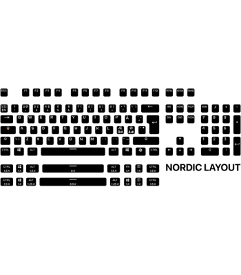 STEELSERIES PrismCAPS White NOR - Keyboard