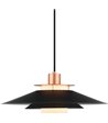 Halo Design Rivoli Ø40 sort/kobber pendel