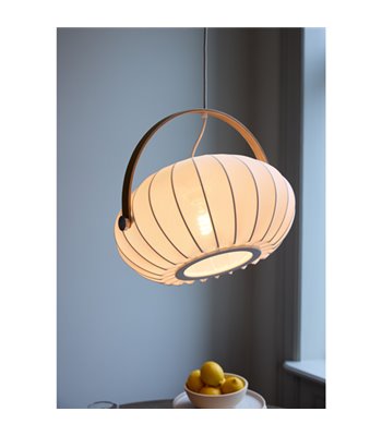 Halo Design DC Textile Ø40 cm white pendel