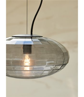 Halo Design Mesh Ø28 smoke pendel