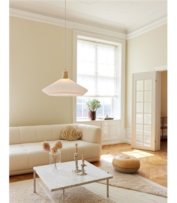 Halo Design Paris Ø40 hvid - hvid kabel pendel