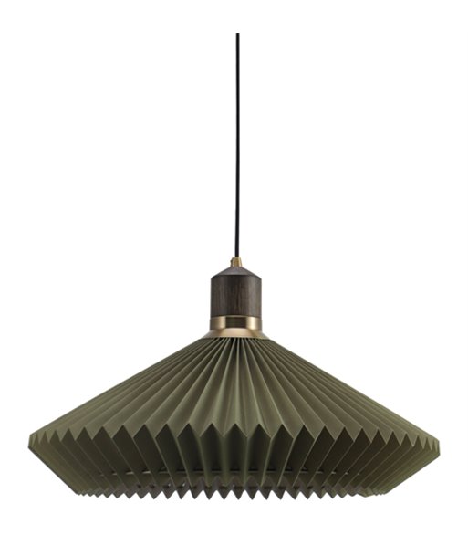 Halo Design Paris Ø56 grøn - sort kabel pendel