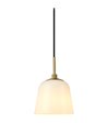 Halo Design Room 49 Ø15 opal/antik messing pendel
