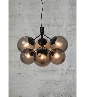 Nordlux Ivona 6 Sort pendel