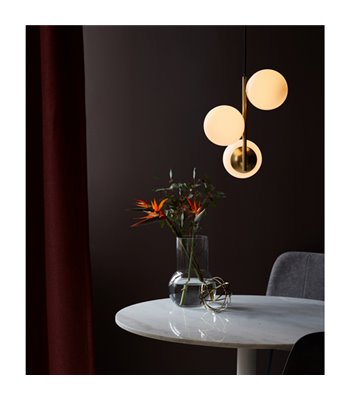 Nordlux Lilly messing 3-spot pendel