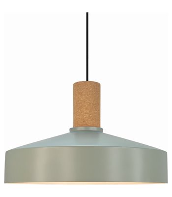 Nordlux Elvas kork dusty green pendel