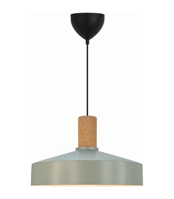Nordlux Elvas kork dusty green pendel