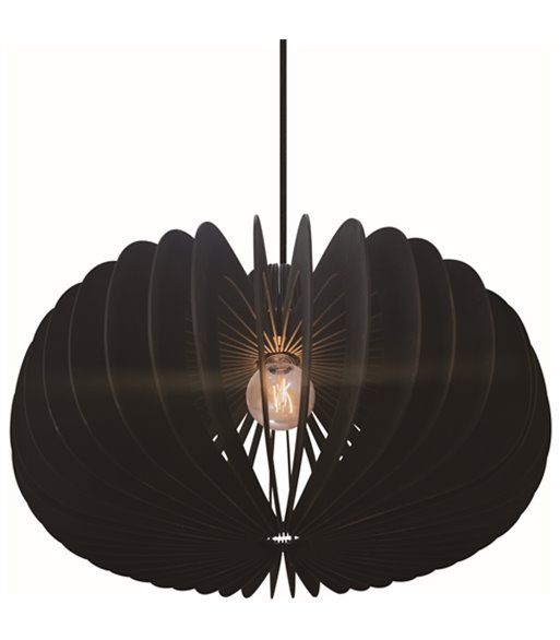 Nordlux Hazo 65 black wood pendel