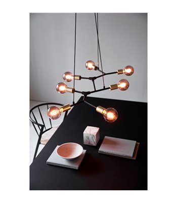 Nordlux Josefine sort 7-spot pendel