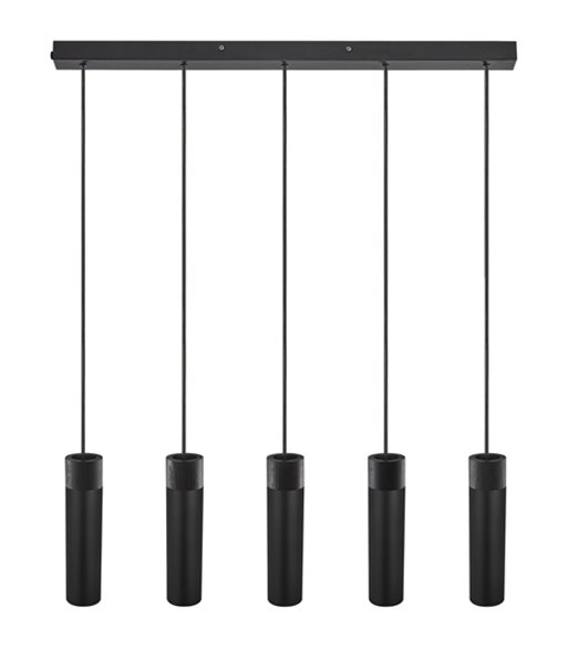 Nordlux Tilo sort 5-spot pendel