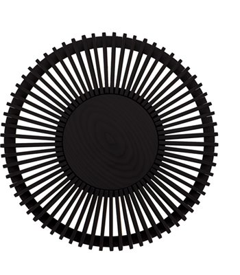 UMAGE Clava up Ø35 black oak loftslampe