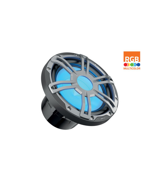 Hertz HMS10S2-LD-G 10" Marine Subwoofer 2 ohm m/RGB - Sort