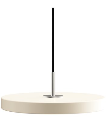 UMAGE Asteria Plus Ø31 Pearl White - Steel Top pendel
