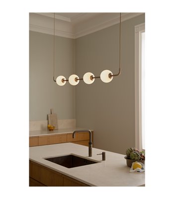UMAGE Audrey Linear brass langbordspendel