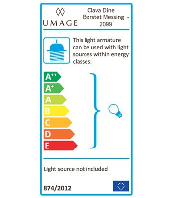 UMAGE Clava Dine Ø43 messing pendel