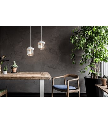 UMAGE Acorn hvid/stål pendel